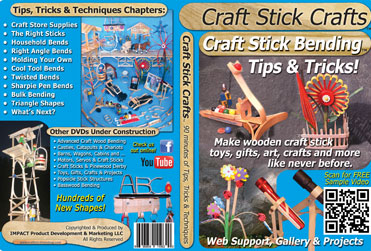 DVD Craft Stick Bending Back Cover
