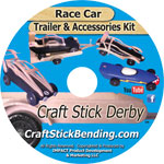 Race Car, Trailer and Accessories Kit